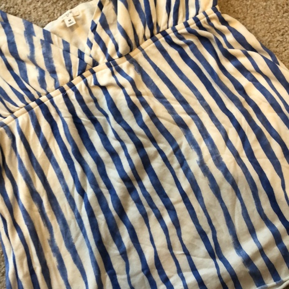 Blue & white J.Crew top - Picture 4 of 5